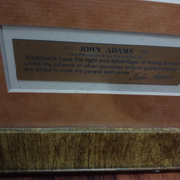 Amendment ll Bill of Rights Glass Broke In Moving. Design Is Perfect. - Picture 5 of 14